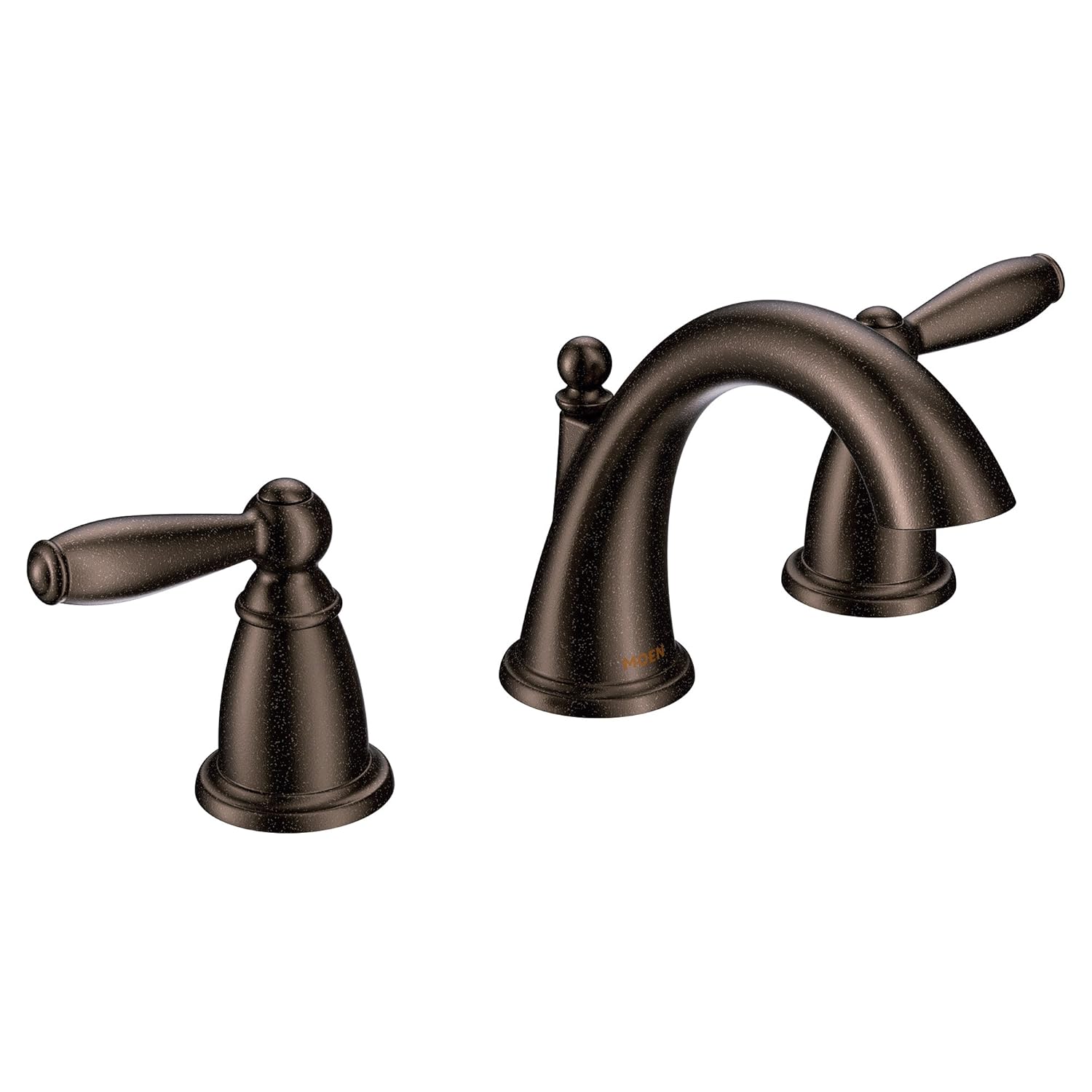 Moen Brantford Two-Handle Low-Arc Widespread Bathroom Faucet without Valve, Oil-Rubbed Bronze (T6620ORB)