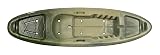 perception Kayaks Zip 9.5, Sit on Top Kayak for All-Around Fun, Stable and Fast, Rear Storage with Tie Downs, 9' 6", Classic Camo
