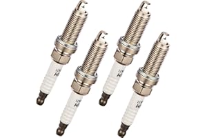 BDFHYK Set of 4 Double Iridium Spark Plug Compatible with Nissan 2009-2019, compatible with Infiniti 2007-2019, compatible with Suzuki 2009-2012 Replacement for 9029, 22401JA01B