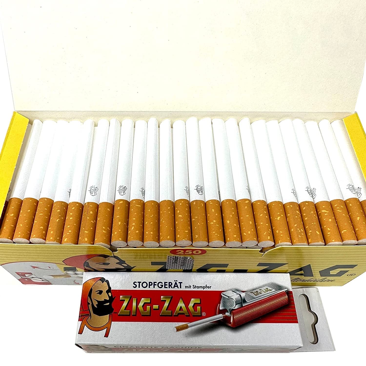 Reds Global Zig-ZAG Empty Cigarette Tubes and Filling Machine - Starter Set