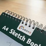 1ABOVE Artists Pad A4 170gsm 40 Sheets Spiral Bound Sketch Pad view 5