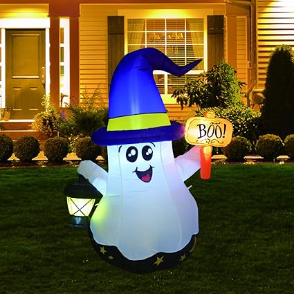 Home Kitchen Goosh 5 Foot Tall Halloween Inflatable Blow Up