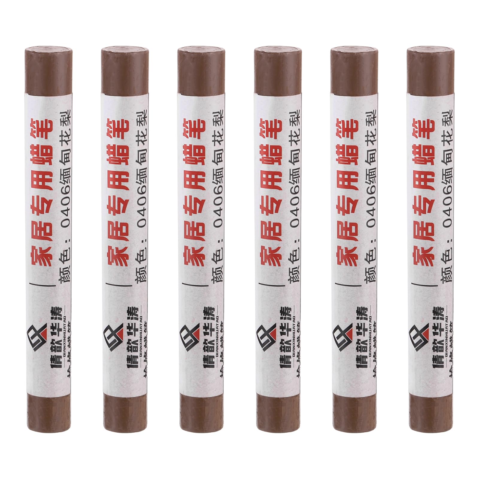 PATIKIL Furniture Repair Crayons, 6 Pcs Wax Wood Filler Sticks Wood Wax Crayons for Scratches, Wood Floor, Holes, Tables, Rosewood