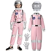 Spooktacular Creations Halloween Astronaut Costume for Kids, Unisex Astronaut Outfit, Toddler Pilot Jumpsuit for Themed Party