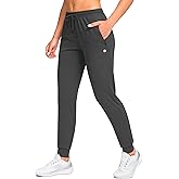 G Gradual Women's Joggers Pants with Zipper Pockets Tapered Running Sweatpants for Women Lounge, Jogging