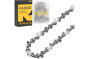 RAZEDG Carbide Chainsaw Chain 24 Inch, 3/8" Pitch, .050" Gauge, 84 Drive Links, Fits Husqvarna 460, 460 Rancher, Stihl 33RS 84 25"/24" MS390 MS310 MS361 MS460 MS500 (1 Chain)