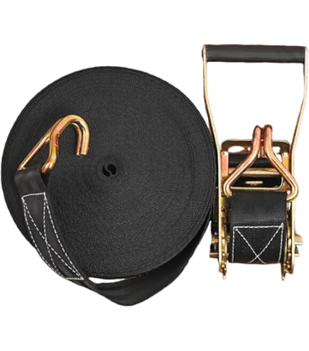 Chapou 2 Pack Heavy Duty Ratchet Straps - 2"x30', 6613 Lbs Capacity For Motorcycles & More