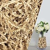 Gainspra 2 LB Crinkle Paper Filler for Gift: Shredded Wrapping for Gift Boxes or Wedding or Birthdays, Crinkle Cut Paper & Basket Stuffing Filler (Kraft)