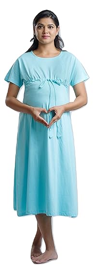 Sky Blue Colour Maternity wear