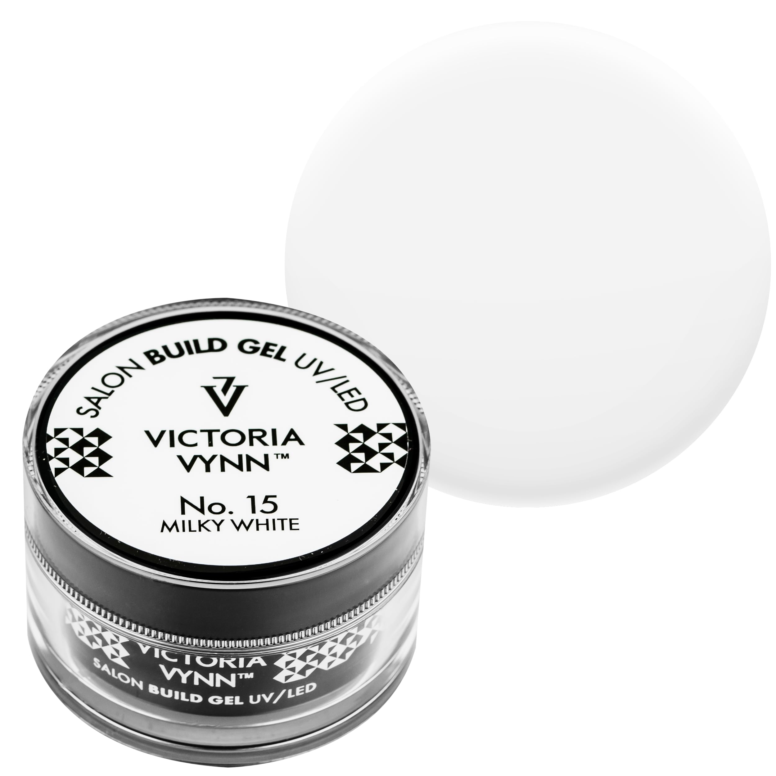 Victoria Vynn Build Gel UV/LED GEL BUILDER Nails Building Extension (No. 15 Milky White, 15ml)
