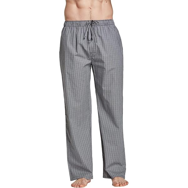 CYZ Men's 100% Cotton Jersey Knit Pajama Pants/Lounge Pants-Grey