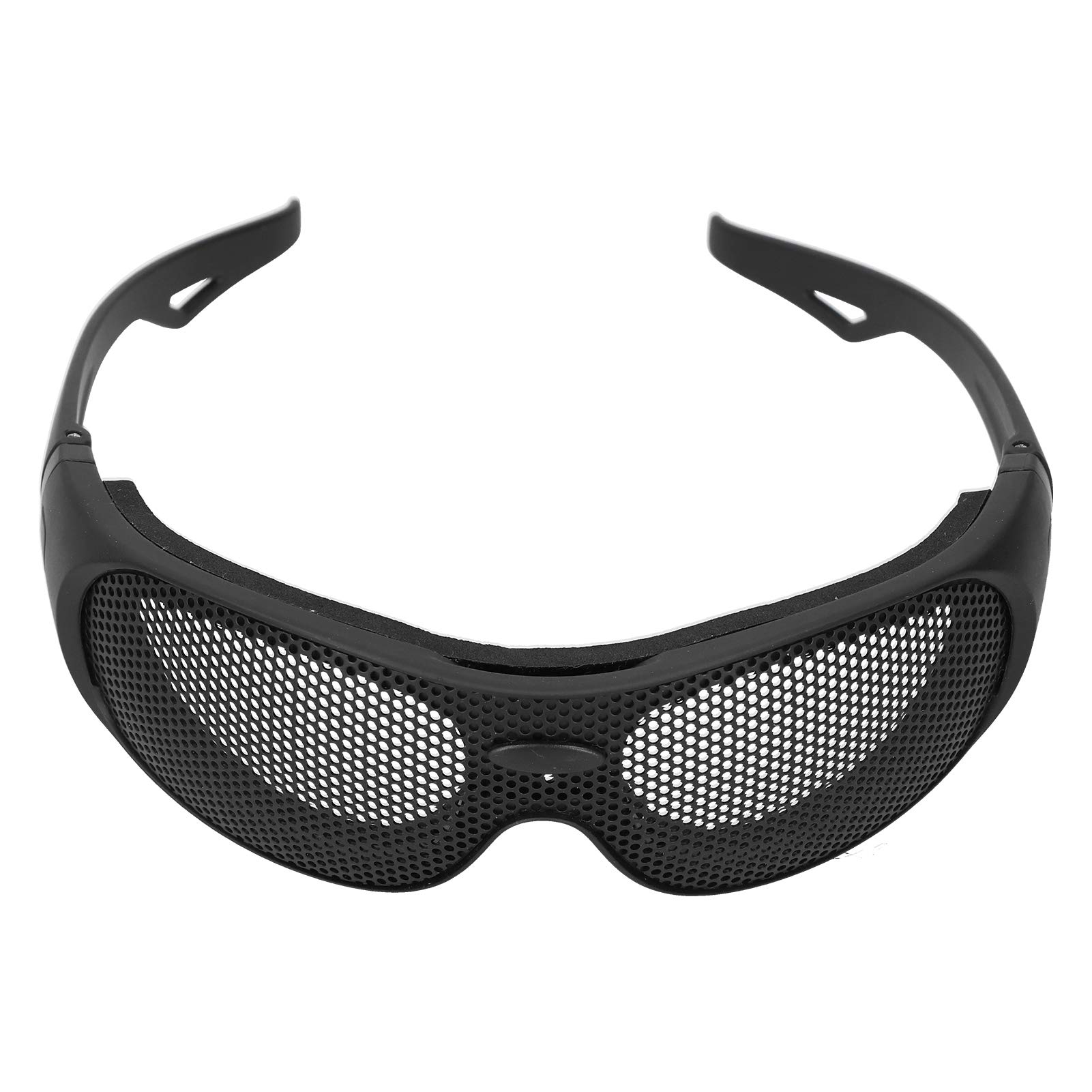 PUSOKEI Safety Goggles Safety Glasses Protective Eye Wear with Mesh Pattern Cover with Soft Hypoallergenic Rubber for Most Face Shapes