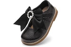 NEDAAN Toddler Girl Mary Jane Flat Dress Shoes