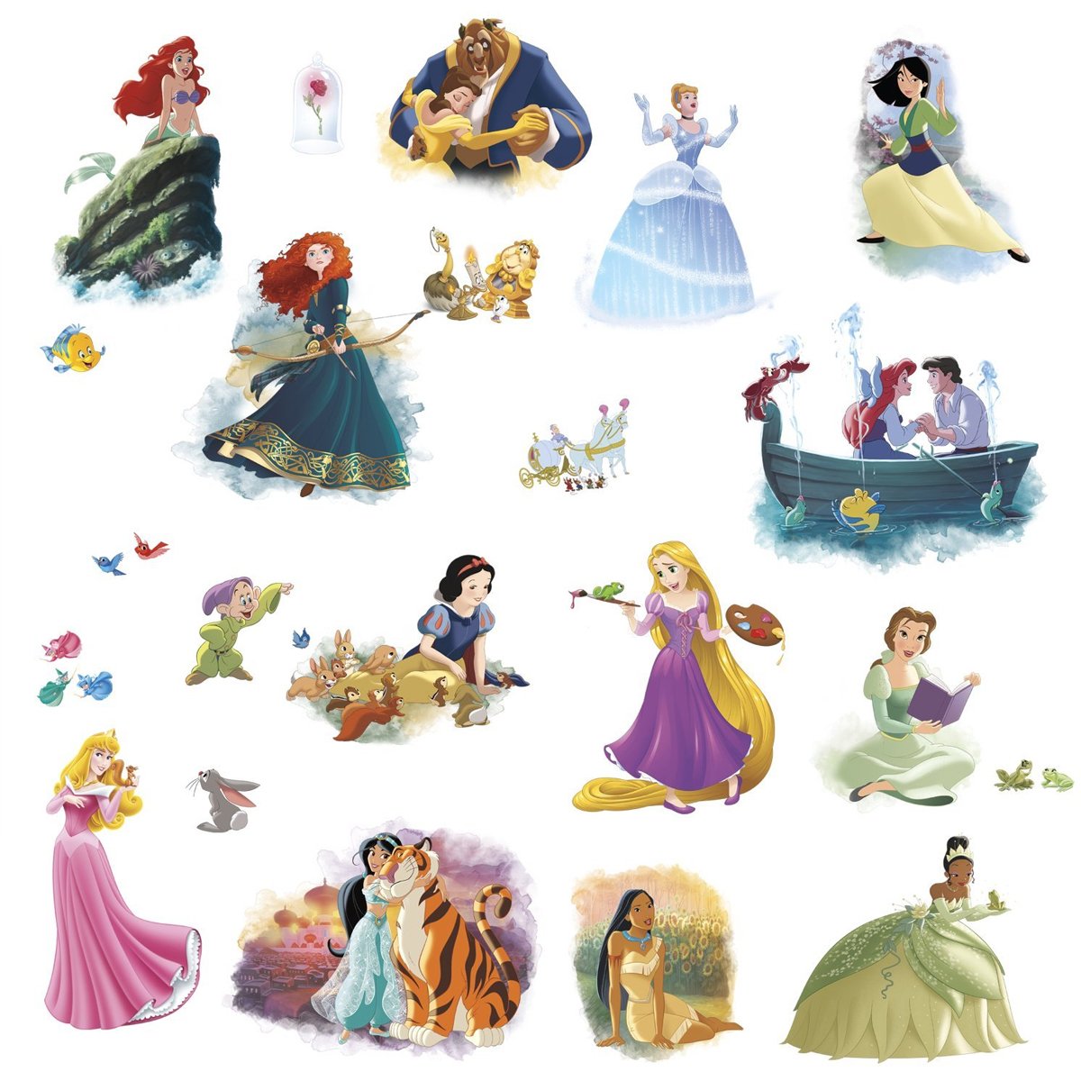 RoomMates Disney Princess Dream Big Peel and Stick Wall Decals