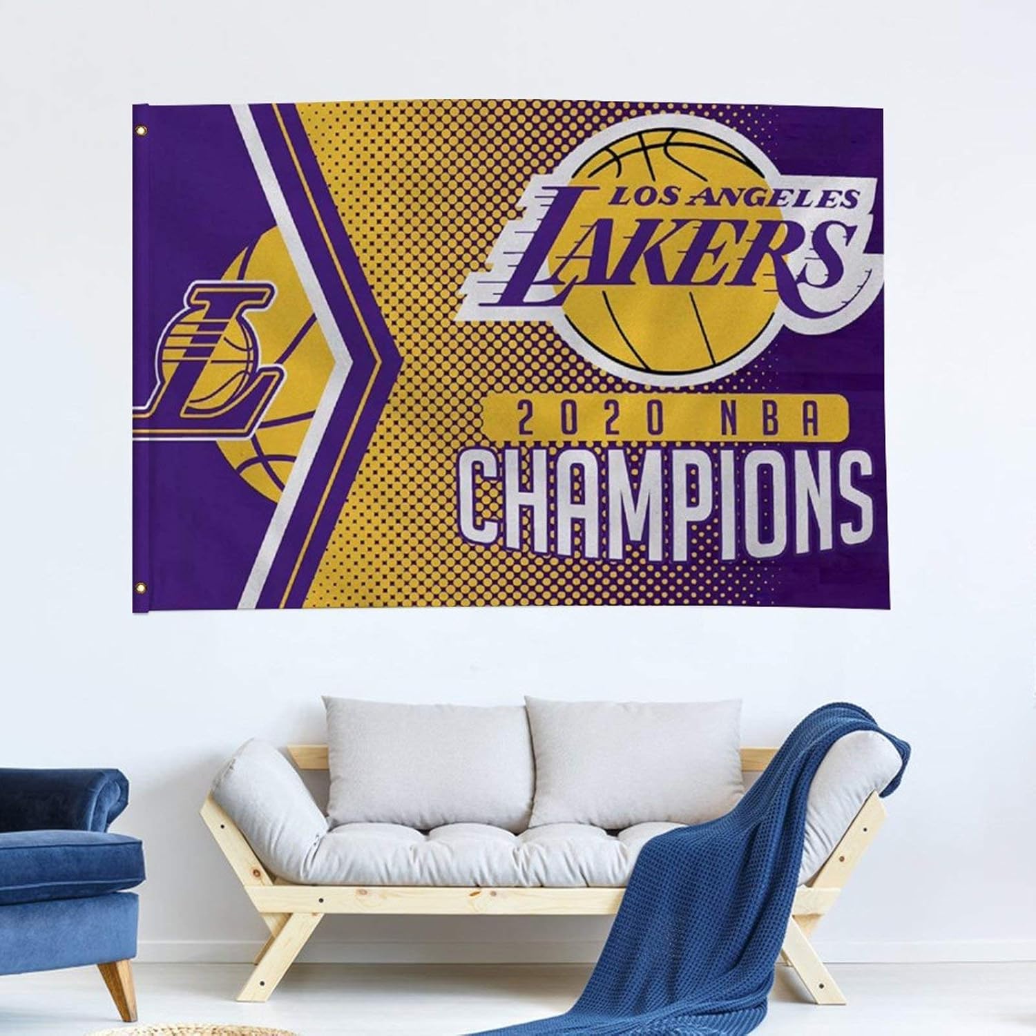 Amazon Com Oobon Lakers 2020 Finals Champions Flag 3x5 Foot Polyester Uv Fade Resistant Banner Flag For College Basketball Games Fraternities Parties Dorm Room Outdoor Indoor Sport Sports Outdoors