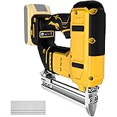 18 Gauge Cordless Brad Nailer for Dewalt 20V MAX Battery, Battery Powered Nail Gun with 1000 Nails, Lightweight Electric Nail Gun for Woodworking, DIY, Framing & Home Improvement (No Battery)