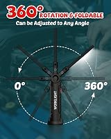 Coquimbo LED Rechargeable Work Light 360° Rotating Magnetic Base 4 Pack view 9