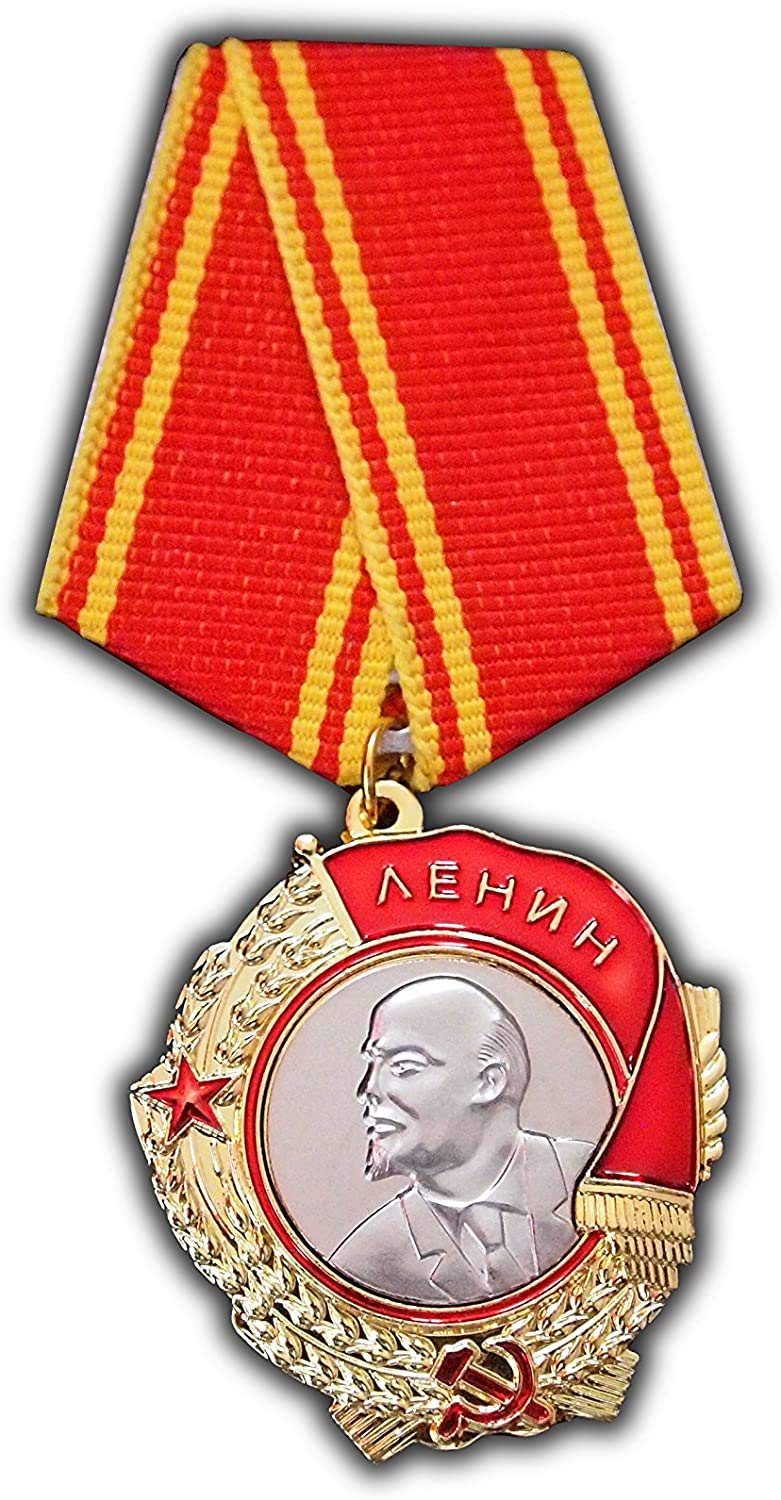 Trikoty Order of Lenin Soviet Medal Antique Reproduction USSR Highest Military Award for Exemplary Service