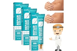 GZATBSY Sadoer Repair Scar Cream, Sadoer Scar Cream Face, Professional Repair Gel with Natural Herbal Formula, Removal for Both New and Old, Deep Skin Repair (3)