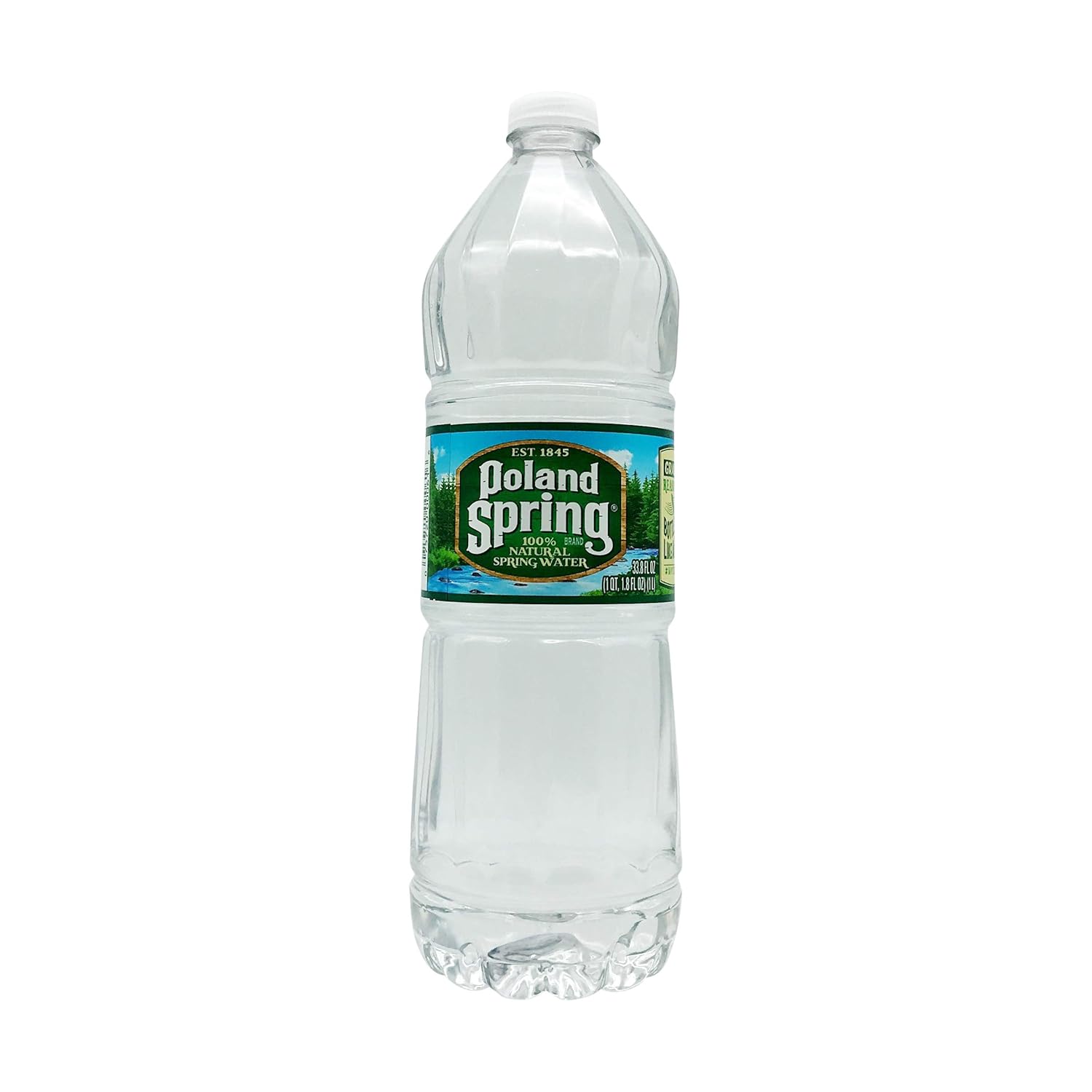 Poland Spring, Water Spring, 33.8 Fl Oz Grocery