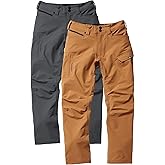 TRUEWERK Men's Work Pants - T2 WerkPant Technical Workwear, 34W X 30L Deep Grey & Sand Bunde