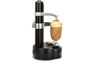 Starfrit Rotato Express Peeler, 2 Spare Blades, Safe & Easy to Use, Fast Hands-Free Peeling for Potatoes, Apples, Cucumbers &