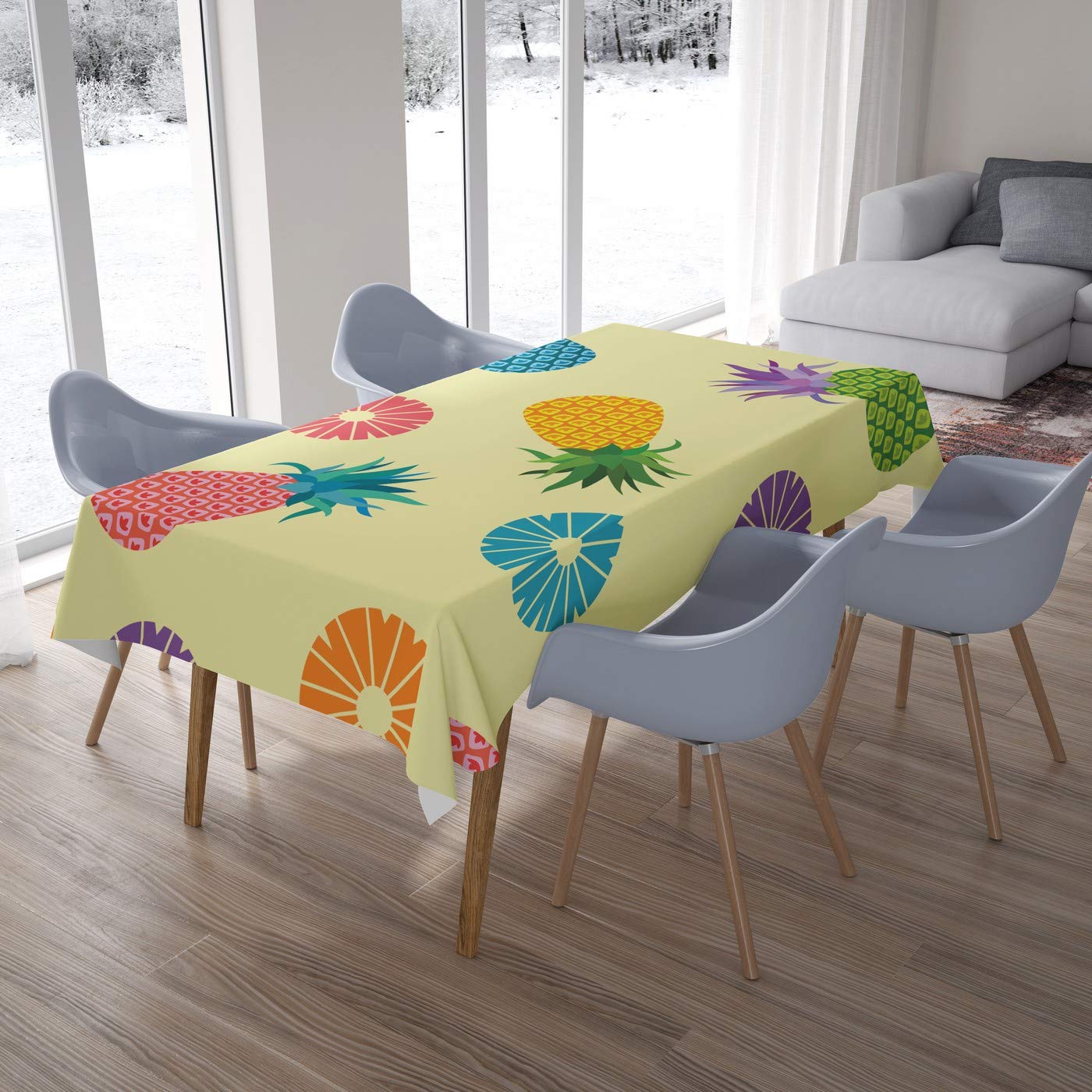 Bonamaison Kitchen Decoration, Tablecloth, 140cm x 200cm - Designed and Manufactured in Turkey
