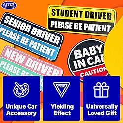 GEEKBEAR Student Driver Car Magnet