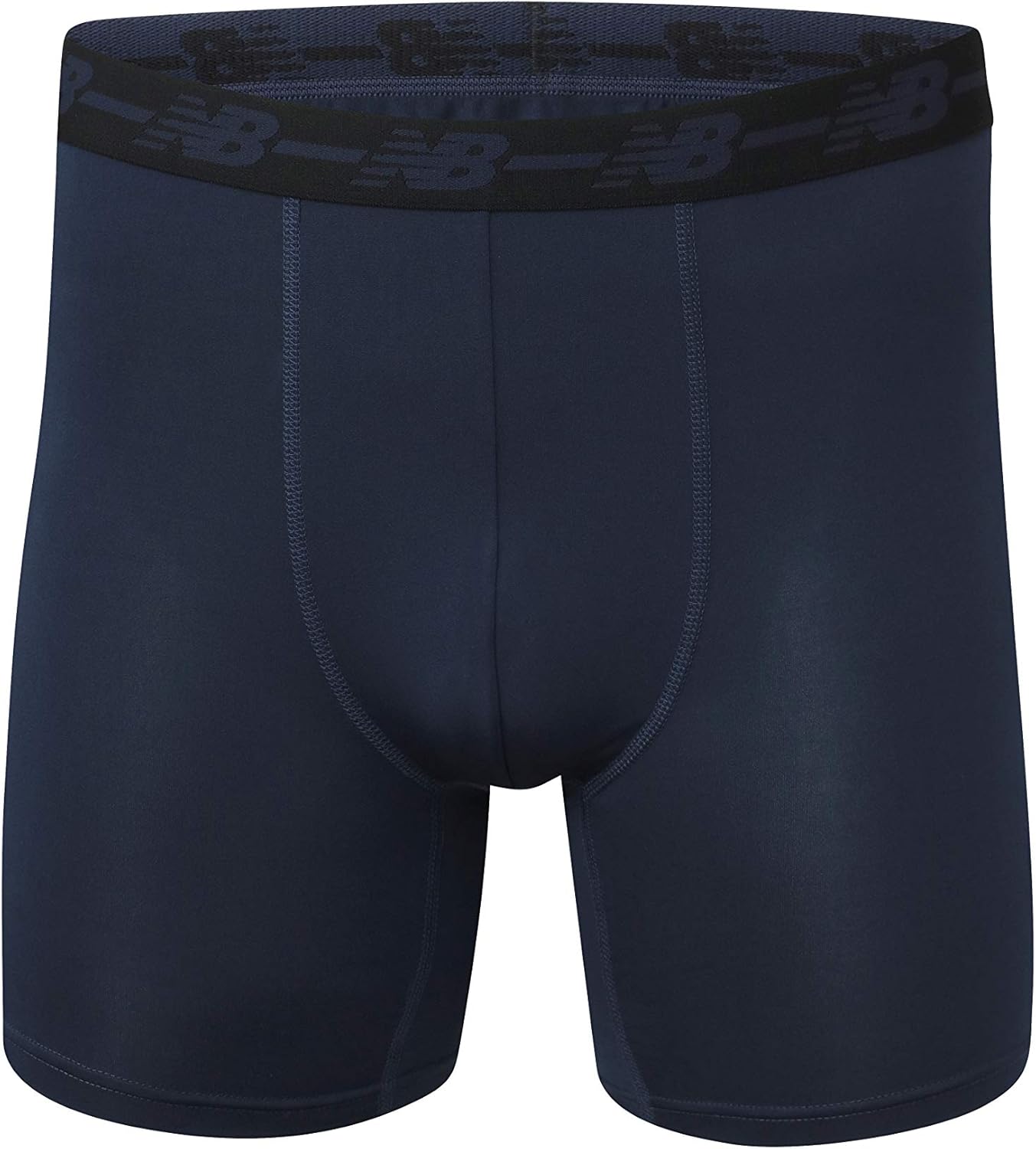 New Balance Men's Performance 5" No Fly Boxer Brief, 4-Pack: Clothing