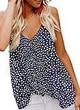 BLENCOT Women's Casual Sleeveless Tops Button Down