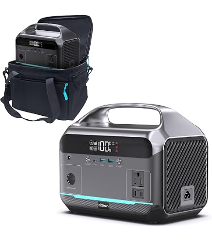 Amazon.com: Portable Power Station 288Wh LiFePO4 Battery, 600W