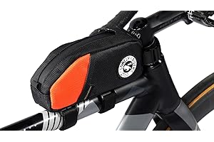 ULAC NOMADPAK: TREKKING Top Tube Bag (Black-Orange, 0.9L)