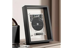 Wall Mounted Cd Players, Wall Mountable Music Frame Cd Players, W/Remote Control, 5.0 Bluetooth/3.5mm AUX Output, Without Spe