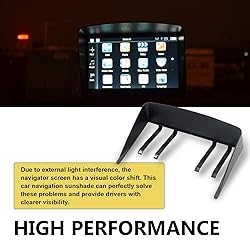 lekudo 1 PC Car GPS Navigator Sunshade, 6.7" x