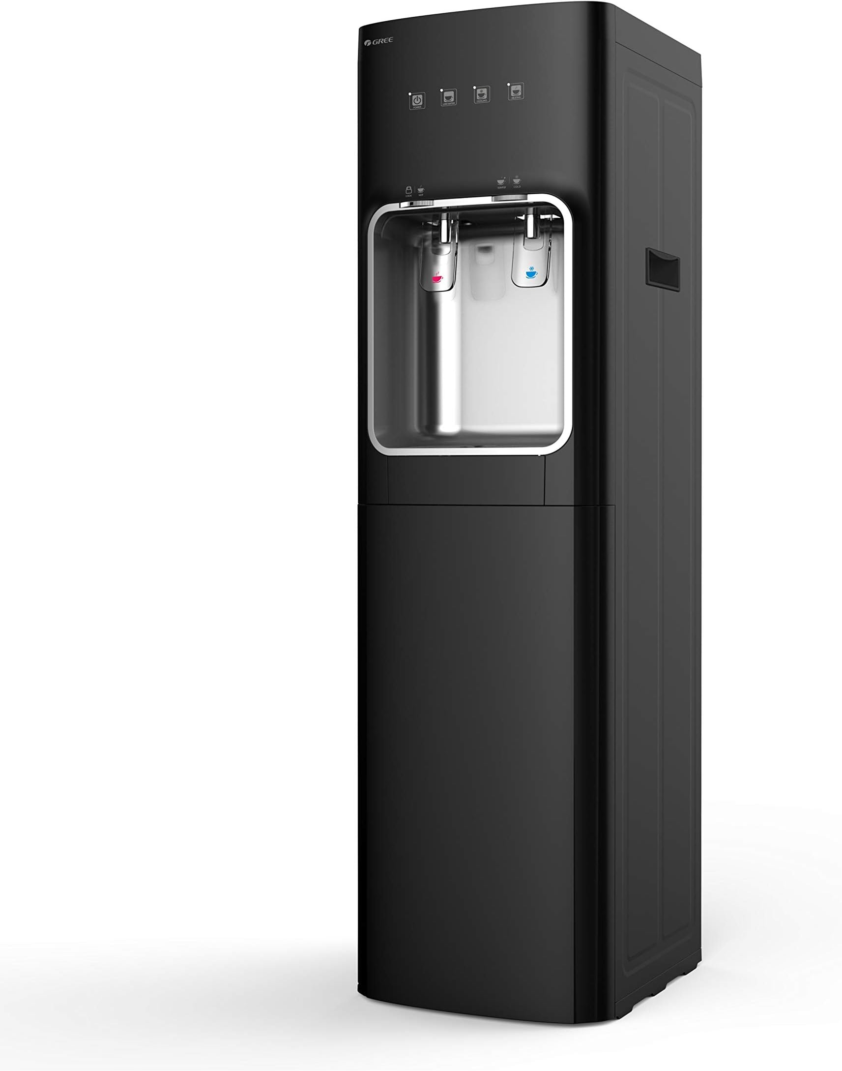 Gree EverestBL2BS Floor Standing Bottom Loading Water Dispenser, Black