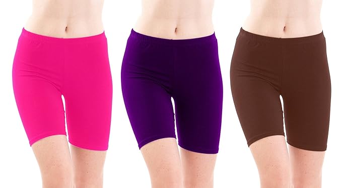 dark purple biker shorts