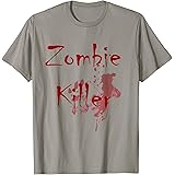 Blood Stain hand print horror Zombie Killer T Shirt