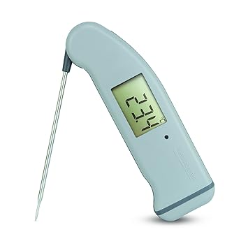 ETI Superfast Thermapen 4 Thermometer – Patentierte Automatische 360 ° drehbarem Display (grau)