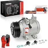 A-Premium Air Conditioner AC Compressor with Clutch | Compatible with Ford Explorer 2006-2010, Crown Victoria 2006-2011 &amp; Lincoln Town Car &amp; Mercury Grand Marquis, Mountaineer