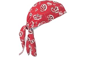 Ergodyne Chill Its 6615 High-Performance Bandana Do Rag - Terry Cloth Sweatband