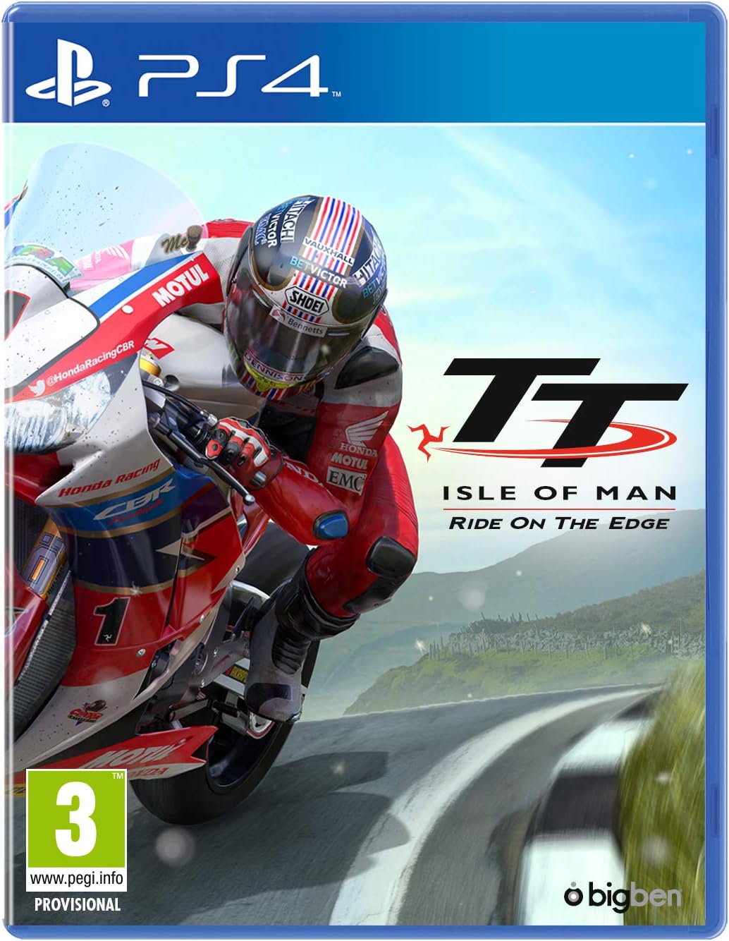 Bigben Interactive TT Isle of Man - Ride on the Edge video game Basic PlayStation 4 Dutch, French - Video Games (PlayStation 4, Racing, Multiplayer mode, E (Everyone), Physical media)