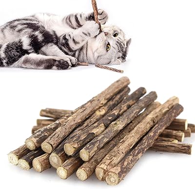 SeaMorn Cat Chew Sticks Matatabi Silvervine 30Pcs Natural Dental Care