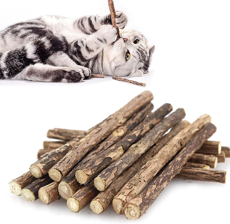 SeaMorn Cat Chew Sticks Matatabi Silvervine 30Pcs Natural Dental Care