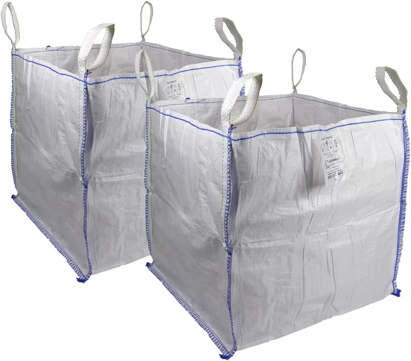 sackmaker FIBC Bulk Bag, One Tonne Builders Bag, Heavy Duty Garden Waste Bag Extra Large