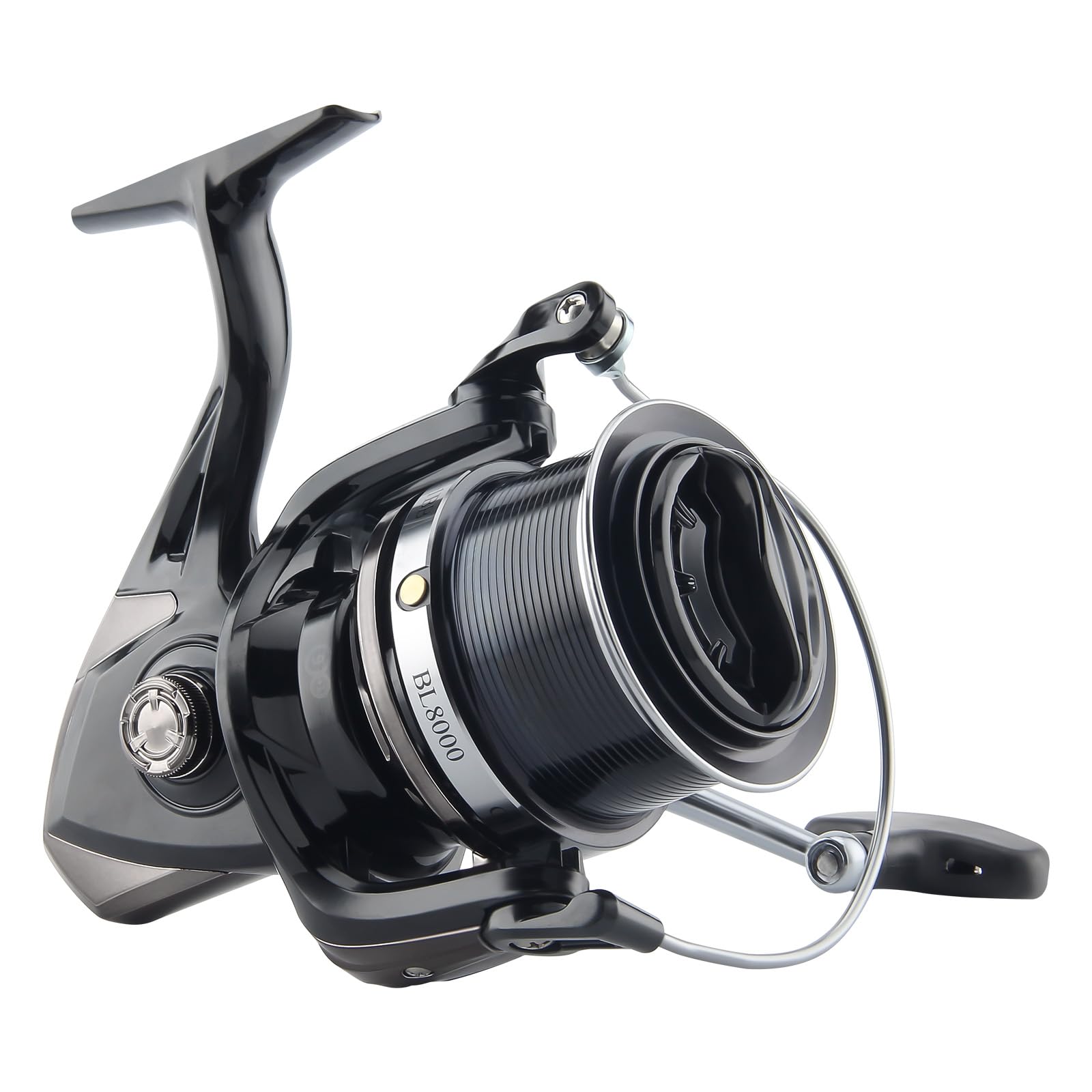Photo 1 of Big Game Surf Spinning Fishing Reel 8000/12000,20KG Drag Power Backlash-Free Bearings,Metal Reel Seat,Zinc Alloy Gear for Saltwater Inshore and Offshore Fishing (HT-BL-8000)
