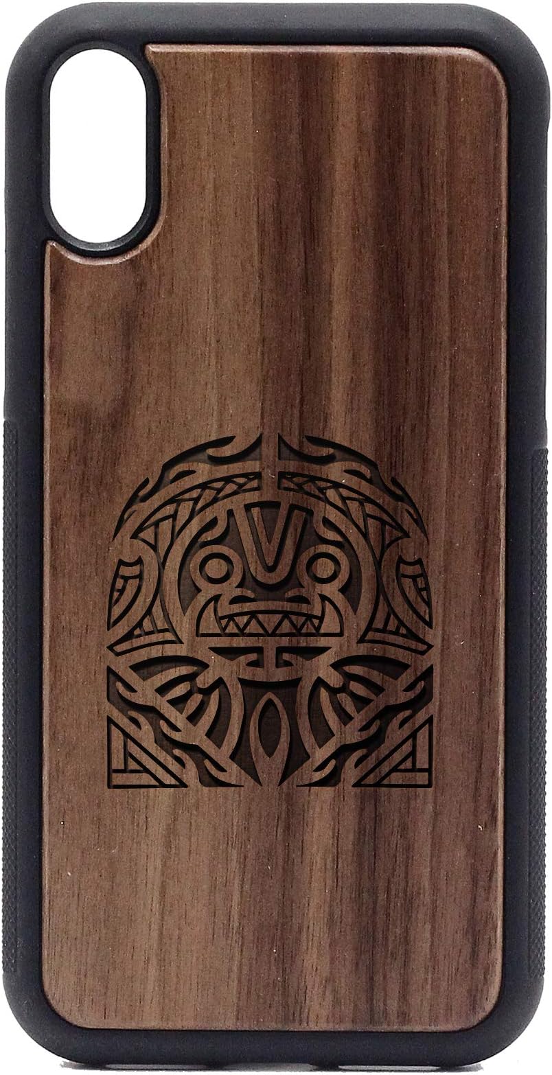 Tribal Maori - iPhone XR Case - Walnut Premium Slim & Lightweight Traveler Wooden Protective Phone Case โ Unique, Stylish & Eco-Friendly - Designed for iPhone XR