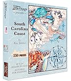 MyPuzzle South Carolina 100 Piece Jigsaw Puzzle - Premium Palmetto State Design For Adults