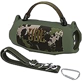 Peyyargo Silicone Cover Compatible with Charge 6 Portable Waterproof Drop-Proof Speaker (Green)