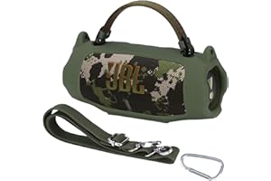 Peyyargo Silicone Cover Compatible with Charge 6 Portable Waterproof Drop-Proof Speaker (Green)