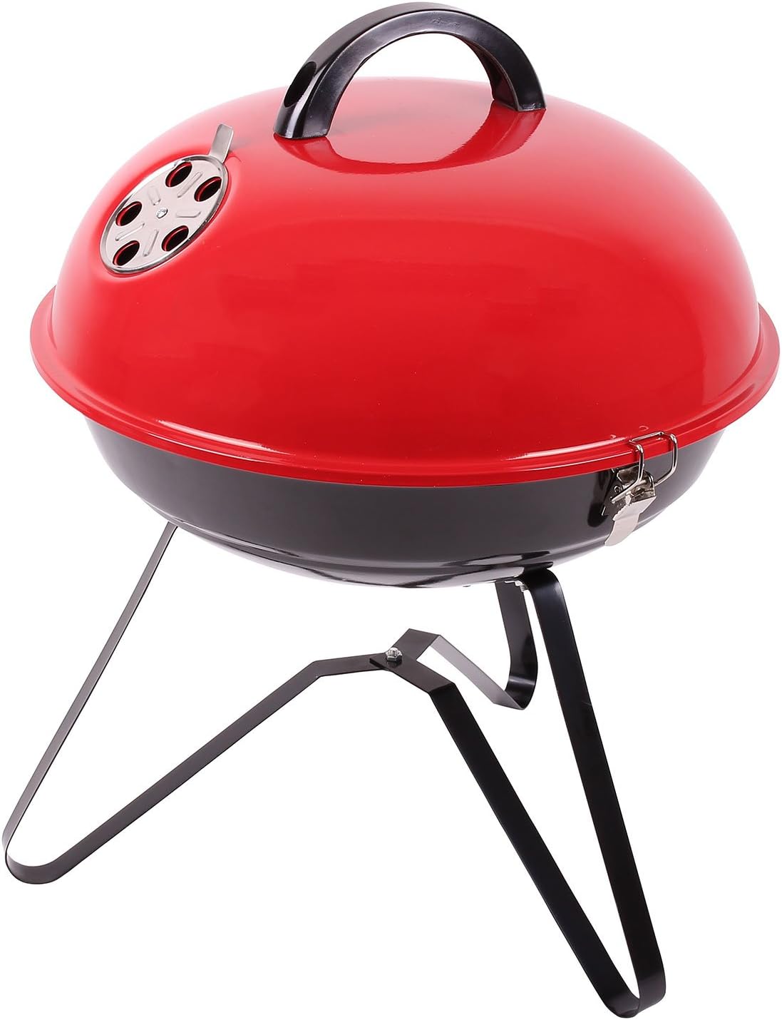 BBQ Collection Barbecue Charcoal 36 cm Red, Ventilation Control, Rust